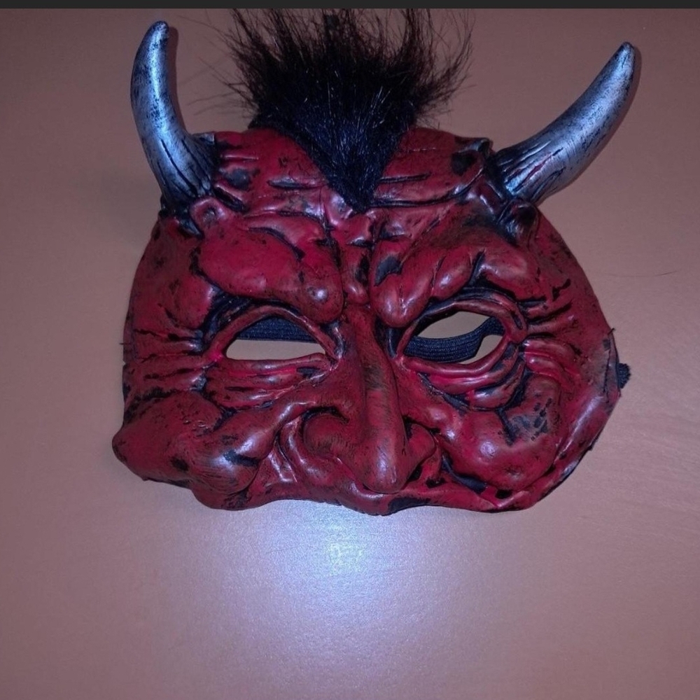 Red Devil Face Mask